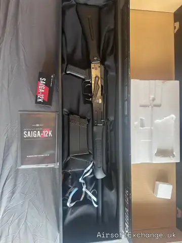 Tokyo Marui Saiga-12K GBB – Used Once – Box & Manuals – £350 ONO