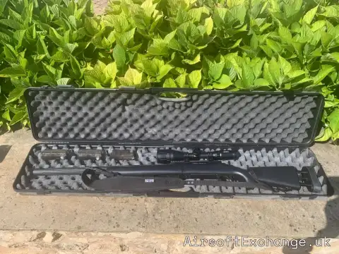 Novritsch SSG-24 Used Sniper rifle inc. 3-9x Scope, Case, magazines, sling.