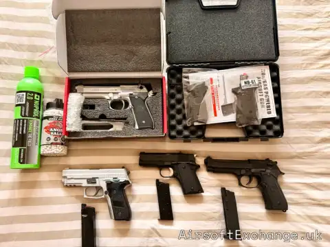 Gas Blowback Pistol Bundle