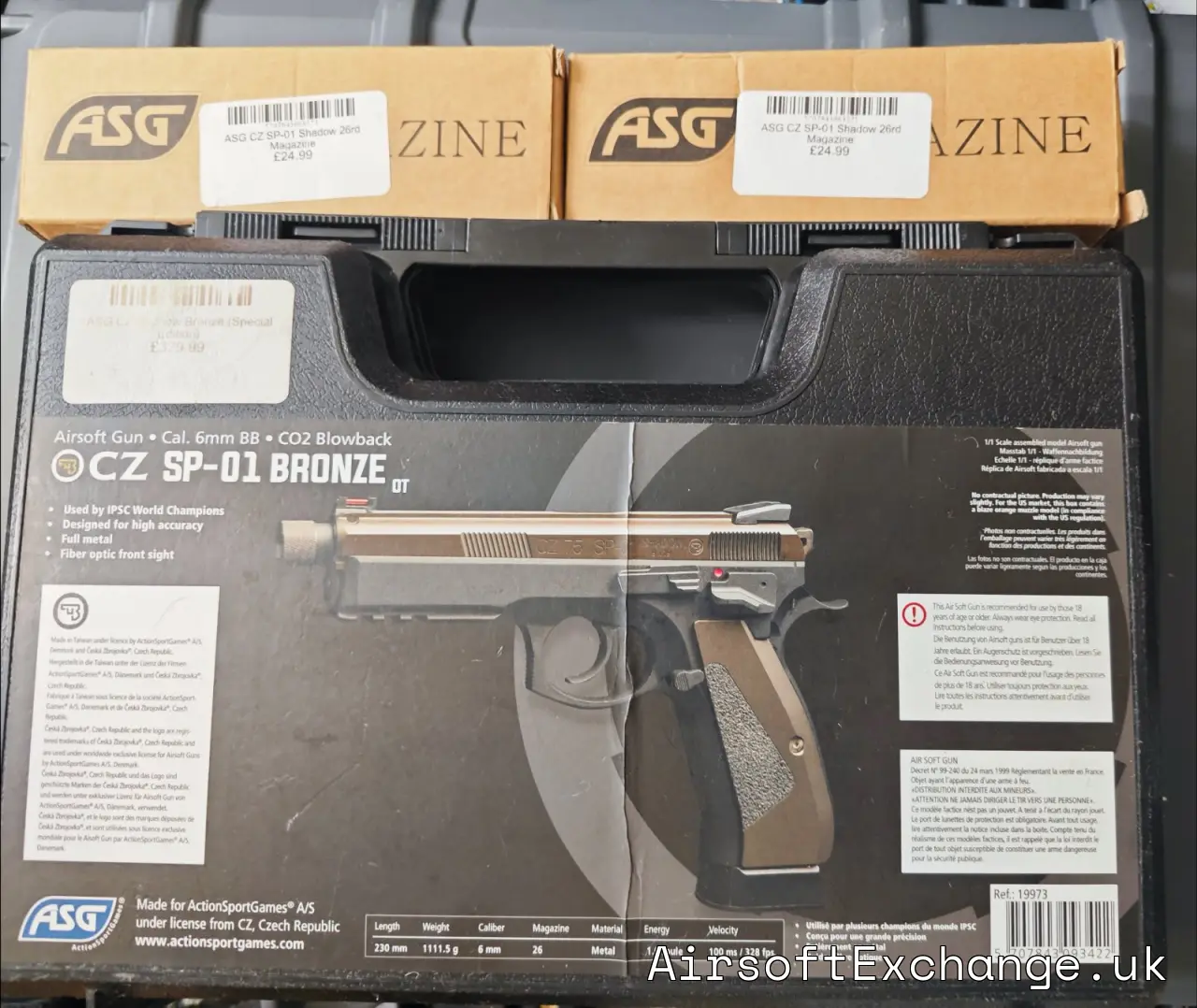 Limited edition ASG CZ75 shadow bronze