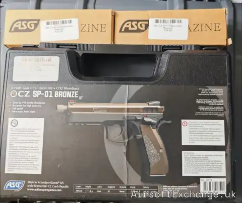 Limited edition ASG CZ75 shadow bronze