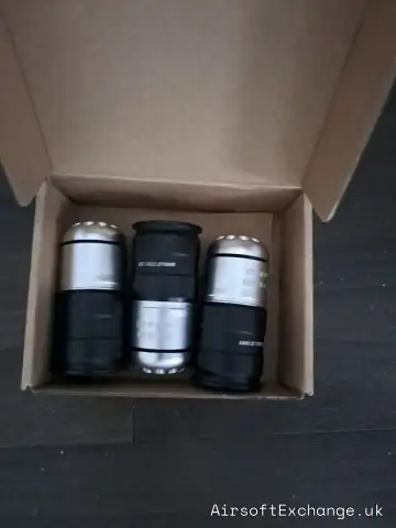 CYMA 40mm Pistol Grenade Launcher + 3x Gas Grenades (Two-Tone)