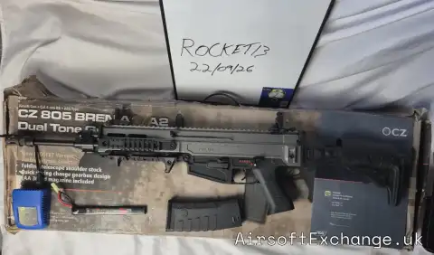 ASG CZ 805 BREN A1 AEG Airsoft Rifle - Boxed with Battery & Charger - Excellent Condition