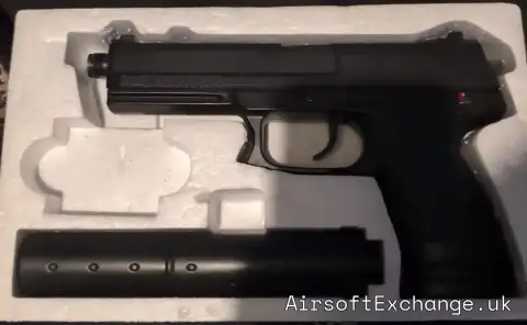 ASG MK23 SOCOM Airsoft Pistol with Silencer