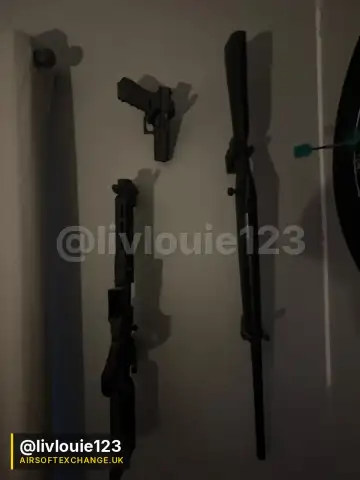 Airsoft guns and gear