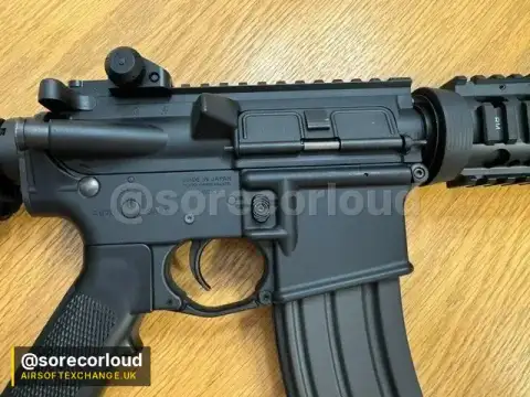 Tokyo Marui M4 NGRS airsoft rifle upgraded recoil shock