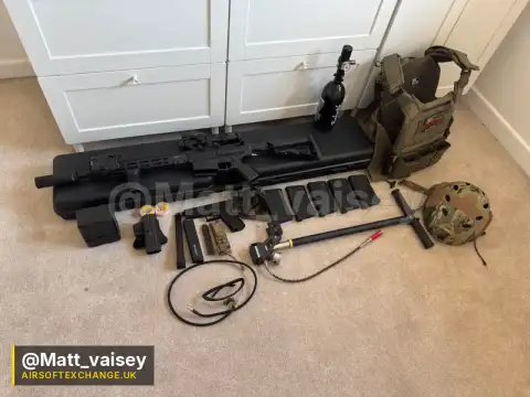 MTW 308 tactical HPA full set up with gear