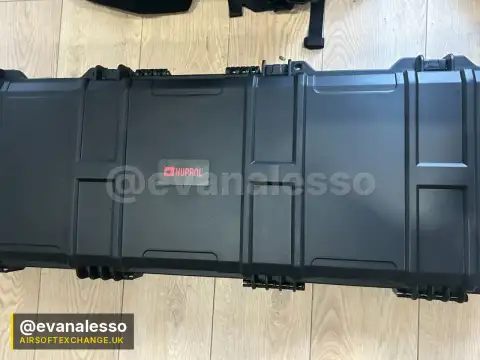 GHK Umarex HK416A5 GBB Airsoft Rifle + Nuprol hardcase + Angry Gun KAC suppressor