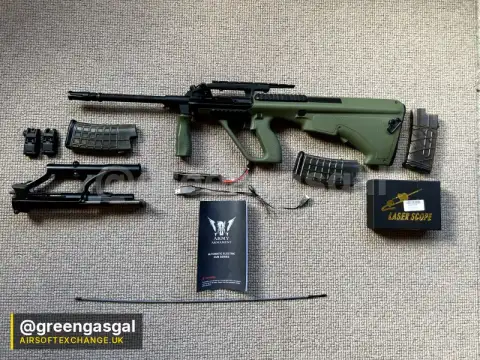 Army Armament KU901 AUG Civilian AEG Bundle