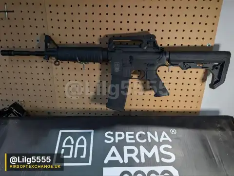 Specna Arms SA-C01 CORE M4A1 Carbine AEG, DMR Build, 380 FPS, Semi-Locked, Black