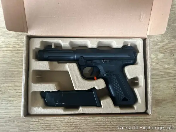 Action Army AAP-01 GBB Full Auto/Semi Pistol, Black