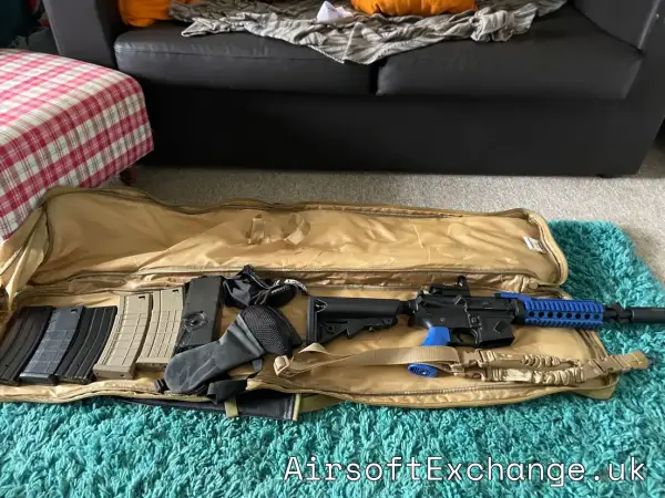 Airsoft guns bag and safety gear