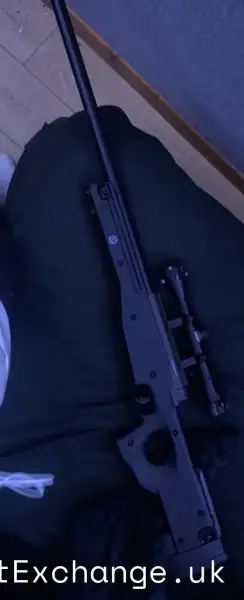 L96 Sniper / Comes with a great scope attatched to it separately.