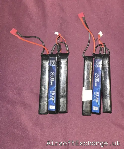 2x 3cell batteries