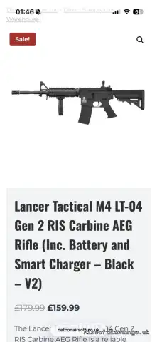 Lancer tatical m4 LT-04