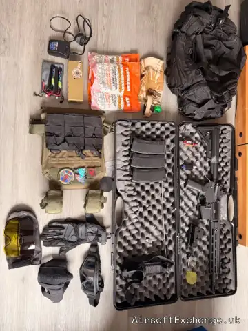 Full airsoft kit, lancer tactical gen 3