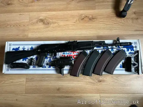 VFC AK74M GBBR + 4 Mags + Zenitco Style Furniture