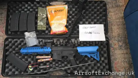 Lancer Tactical Mk18 + red dot, mags and speedloader