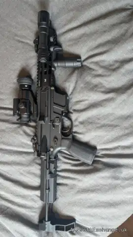KWA QRF Mod.2 AEG 2.5 with upgrades and extras