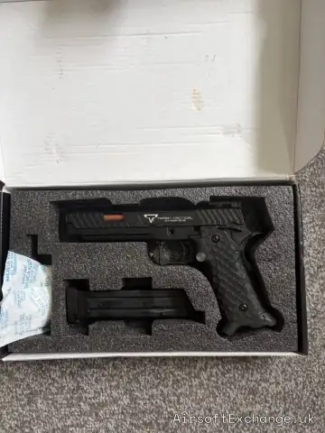 Jag Precision x Taran Tactical International Licensed JW3 Combat Master Gas Blowback Pistol