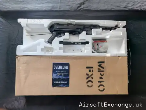 BO Manufacture MP40 Overlord WWII Blowback AEG - Battlefield Custom Finish - Limited Edition