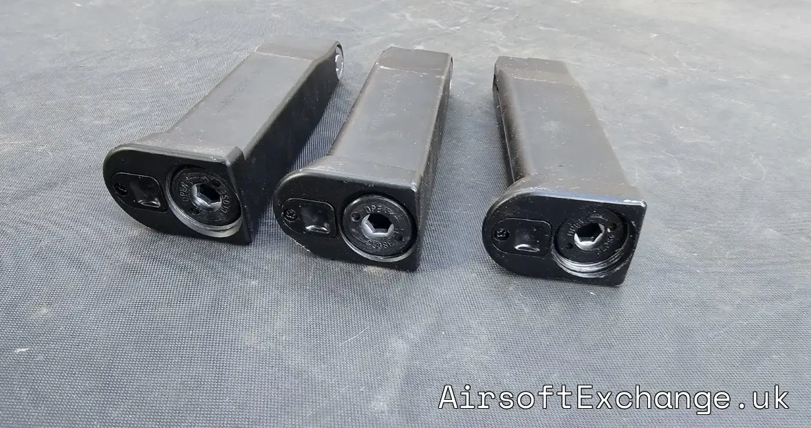 3 CO2 pistol mags