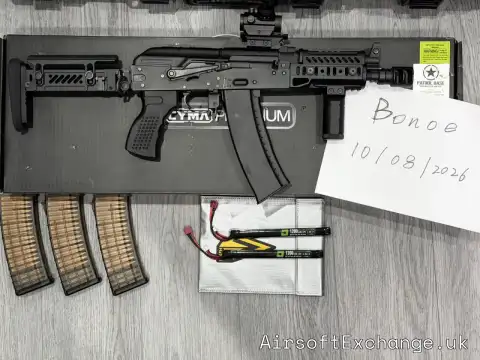 Bolster Tuned CYMA CM.113B AKS-74U Zco Custom AEG – Upgraded / Excellent Condition / Accessories Included