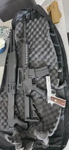 Colt 1911/m4/shotgun